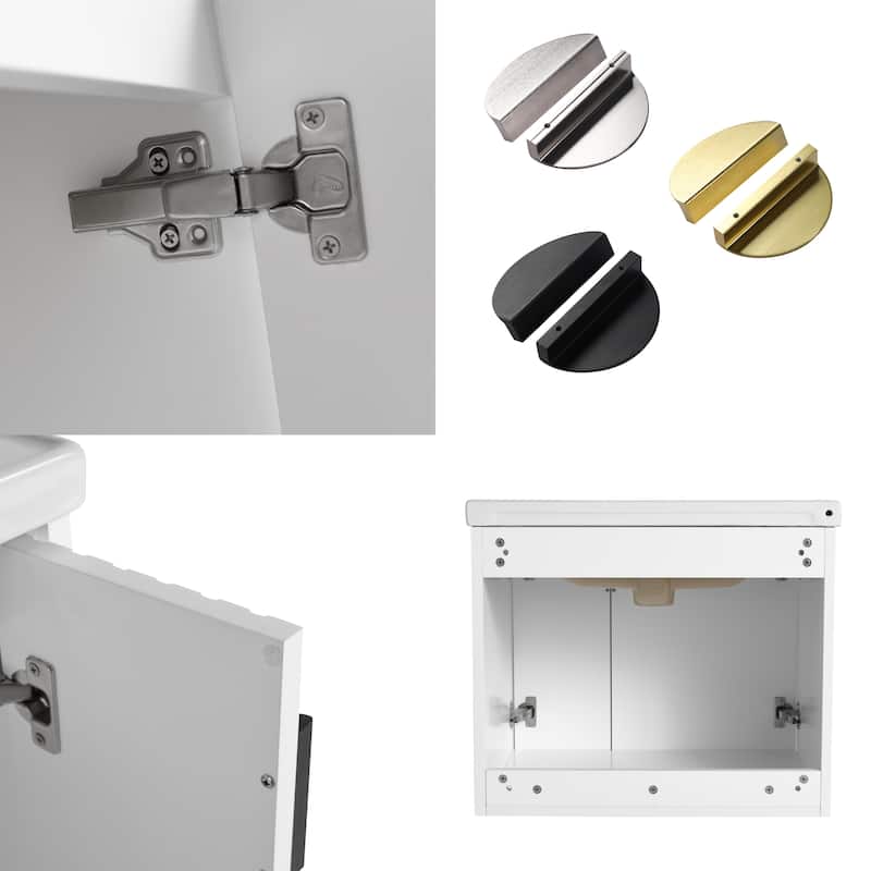 Topcraft Wall Mounted Bathroom Vanity with Sink