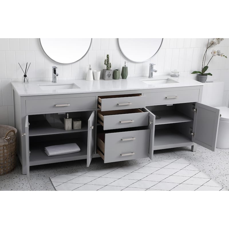 Prestige 54 - 72 Inch Double Bathroom Vanity