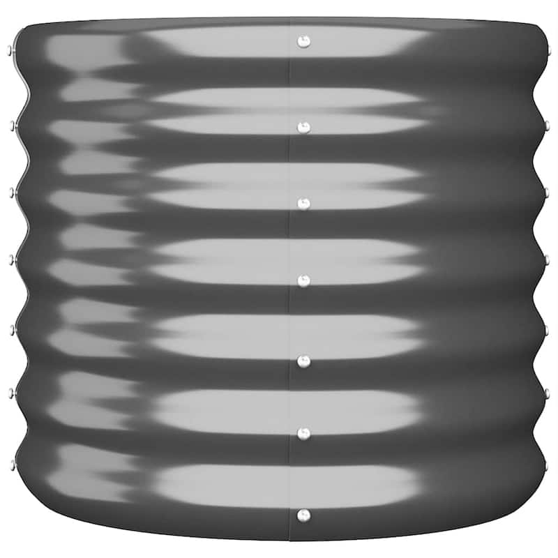 vidaXL Garden Planter Powder-coated Steel Raised Garden Bed Multi Colors/Sizes