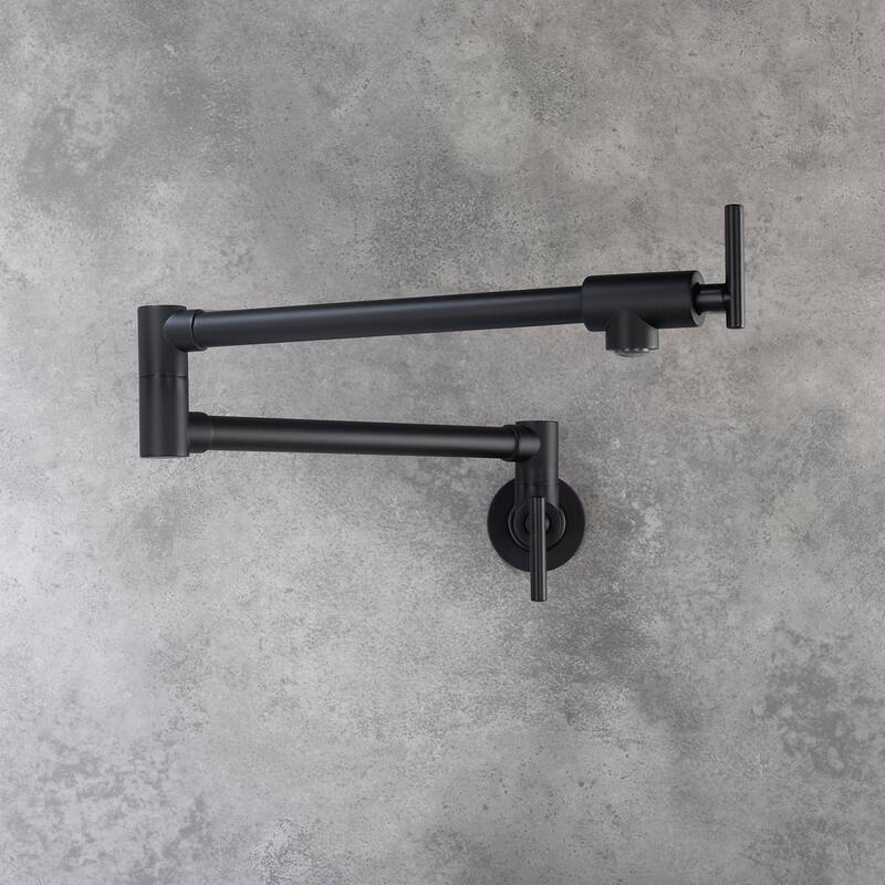 Wall-Mounted Pot Filler Faucet