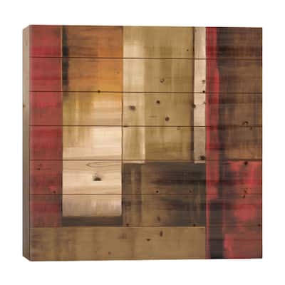 Crossover I Print On Wood by Aaron Summers - Multi-Color