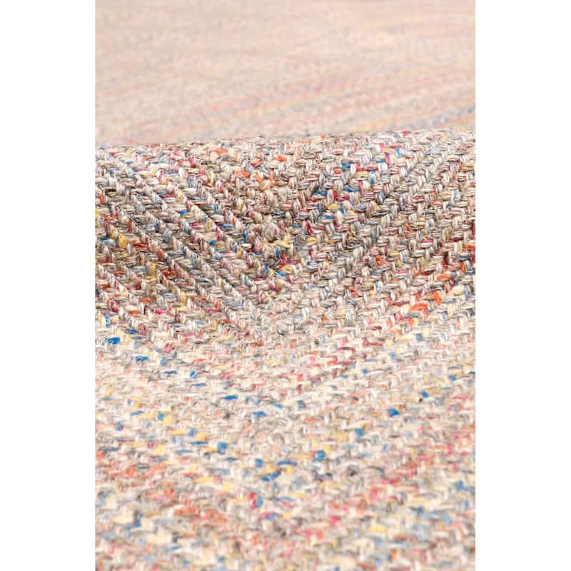 Pasargad Home Lagos Braided Indoor/Outdoor Area Rug