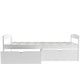 preview thumbnail 14 of 53, Exquisite and Simple Design Wood Platform Bed with Two Drawers, Space-saving,Safety Guaranteed