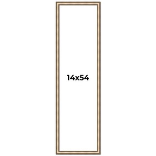 14x54 Inch Box 14x54 Frame Gold Solid Wood Shadow Box Width 1.5 Inches | Interior ...