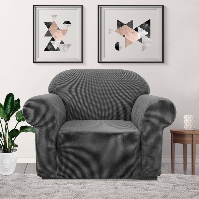 Subrtex Stretch Armchair Slipcover 1 Piece Spandex Furniture Protector