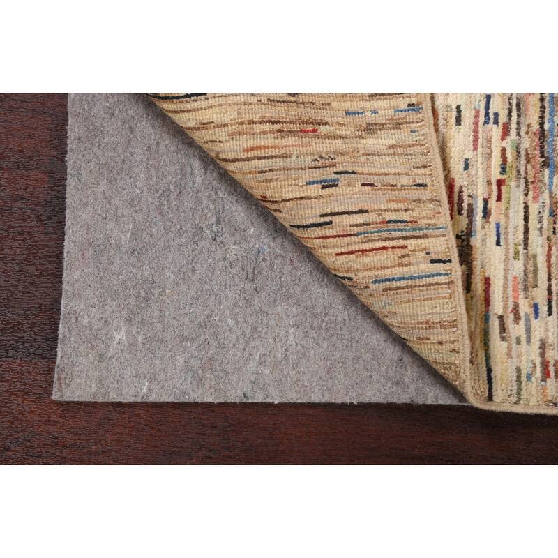 Contemporary Gabbeh Kashkoli Area Rug Wool Hand-knotted Foyer Carpet - 2'7" x 3'10"