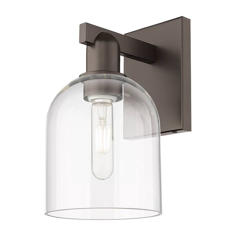 Innovations Lighting 716-1W-12-6 Bella Sconce Bella 12" Tall Wall - Oil Rubbed Bronze / Clear