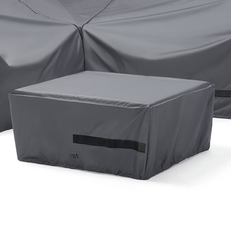 Milo 6 Piece Polyester Outdoor Patio Sectional Deluxe Furniture Covers - Grey
