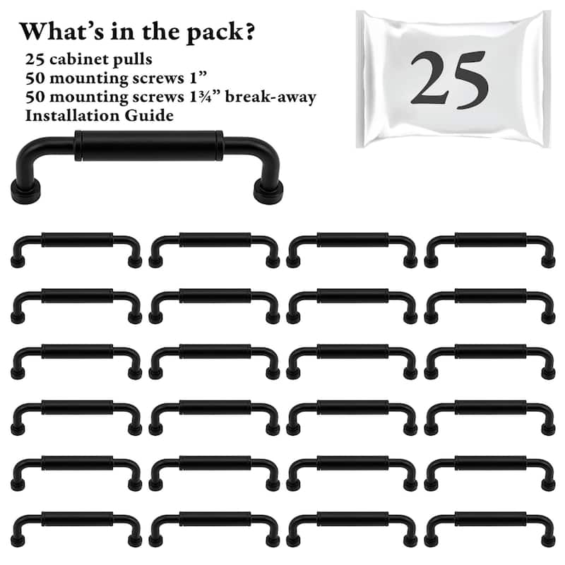 DesignPerfect DPA-T963-25PACK Barrel Pack of (25) 3-3/4” (96 mm)