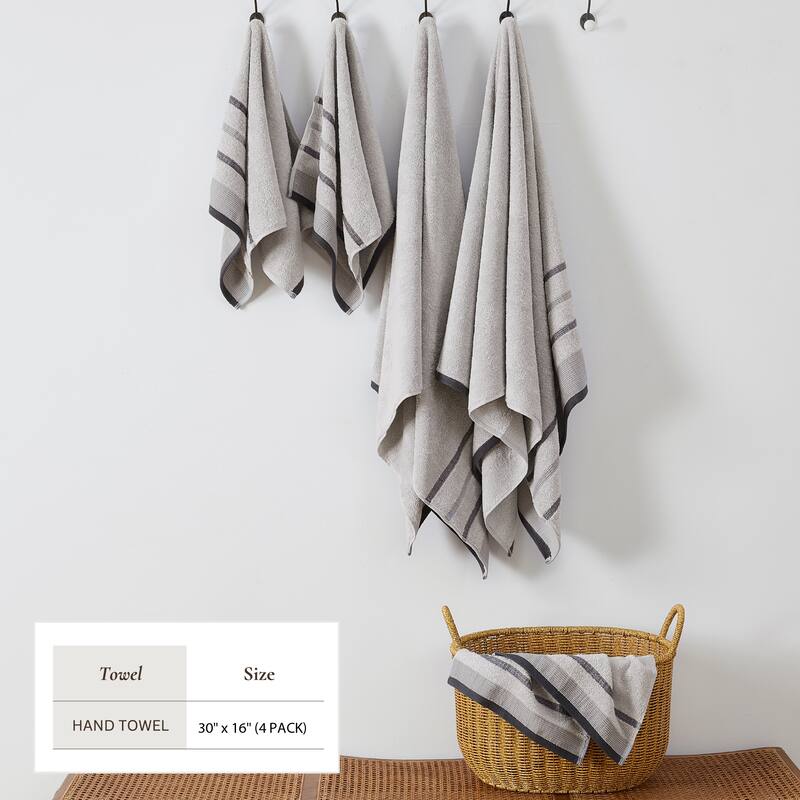 Linery & Co. Luxury Cotton Decorative Towel Set.