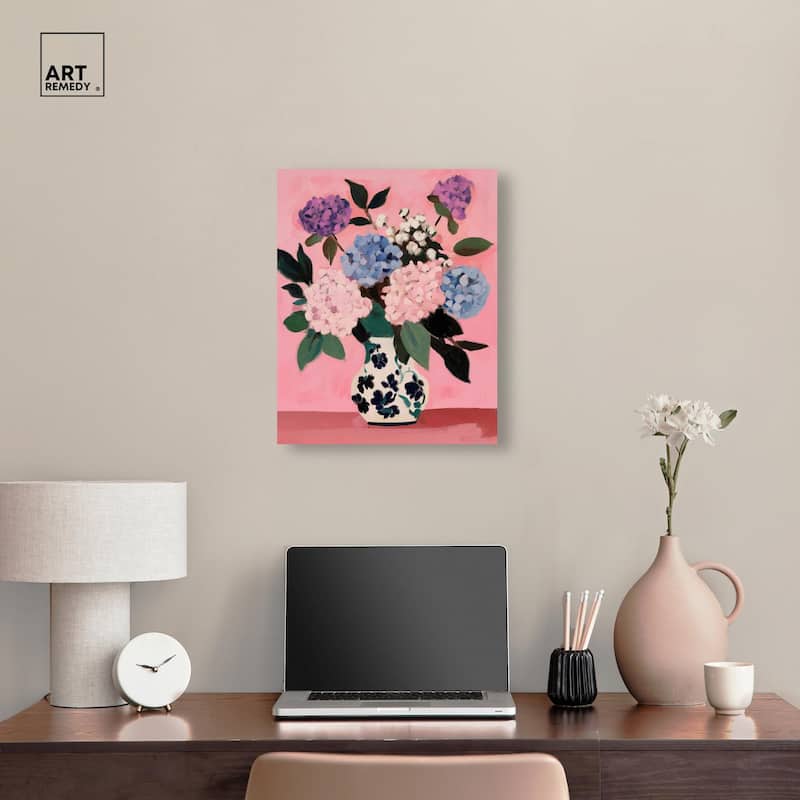 Flower Pot Dream II Canvas by Art Remedy, Gallery Wrapped
