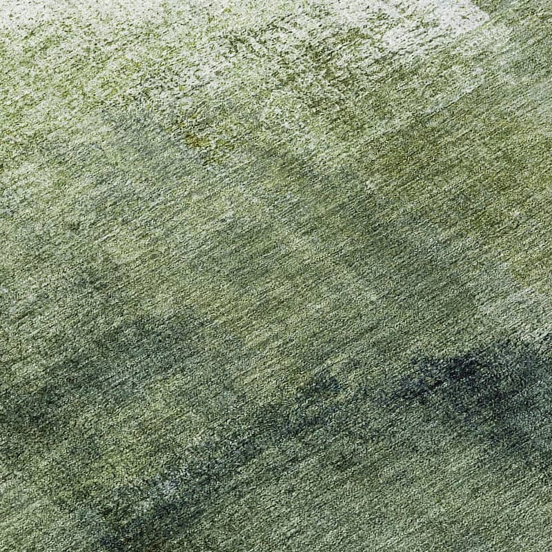 Machine Washable Indoor/ Outdoor Chantille Solid Ombre Rug