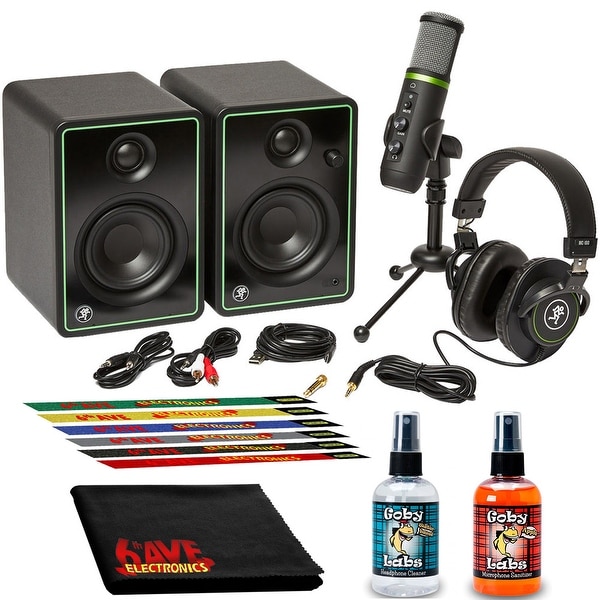 Mackie Creator Bundle with Monitors, Microphone, Headphones, and. Opens flyout.