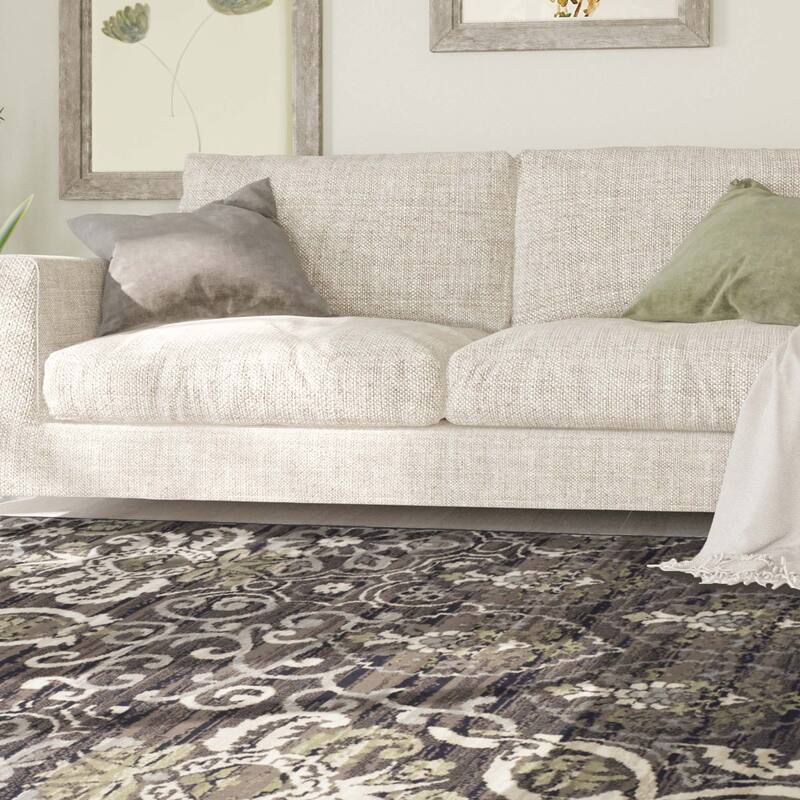 Superior Caldwell Modern Floral Damask Indoor Runner or Area Rug