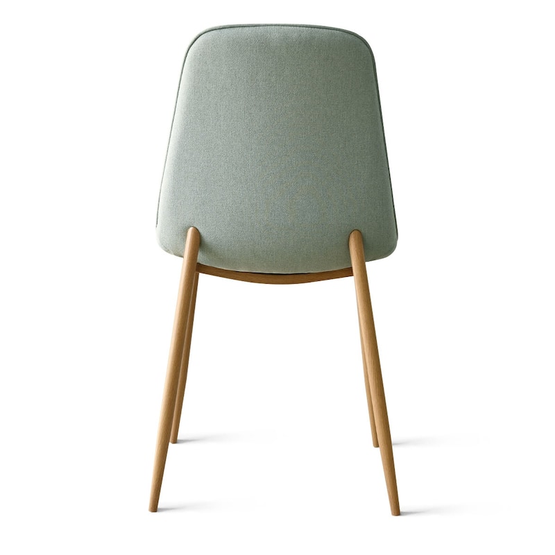 Mid-Century Solid Back Side Dining Chair (Set of 4)