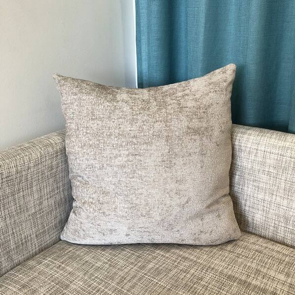 Rodeo Home Samson Decorative Solid Color Chenille Square Throw Pillow On Sale Overstock 31730835