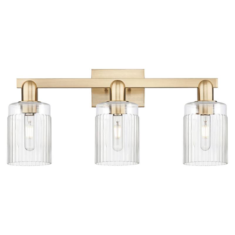 Innovations Lighting 716-3W-11-24 Hadley Vanity Hadley 3 Light 24" - Champagne Bronze / Clear