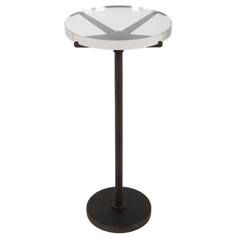 Uttermost Forge Industrial Accent Table - 12"W x 25"H x 12"D