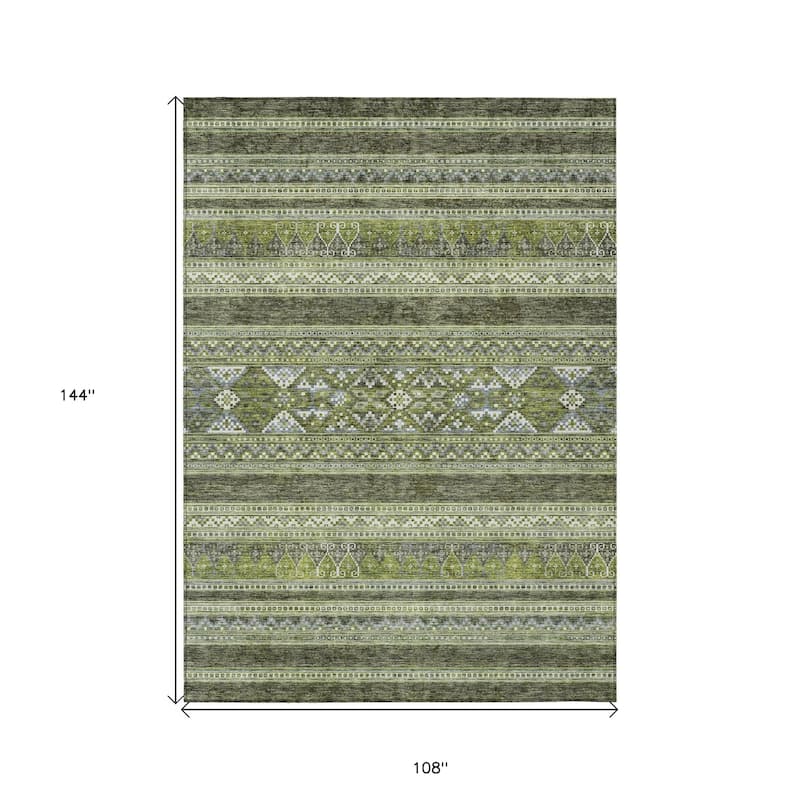 HomeRoots Southwestern Transitional Rectangle Outdoor Rug