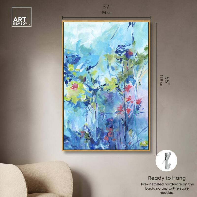 Heavenly Blue II Canvas by Art Remedy