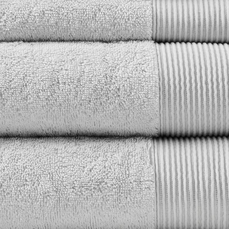 Cotton Tencel Blend Antimicrobial 6 Piece Towel Set
