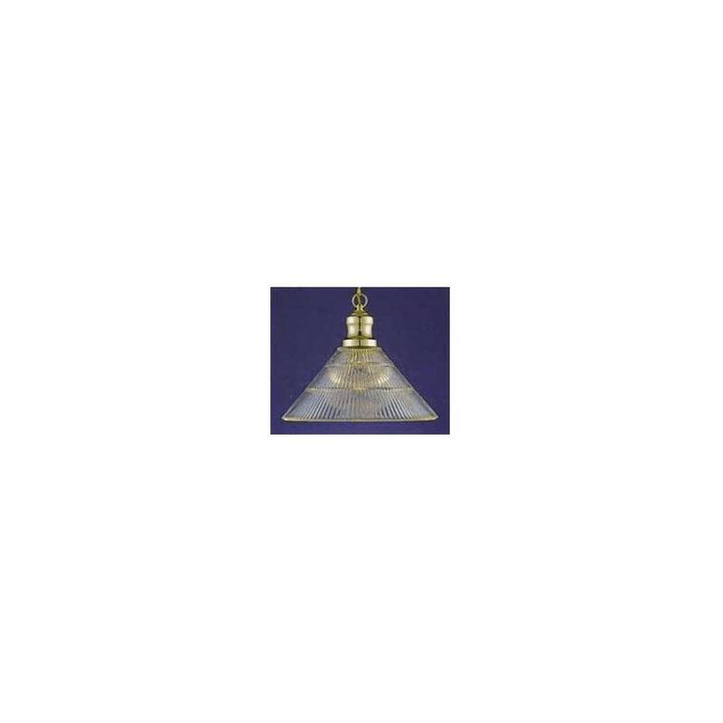 Volume Lighting V1805 Roth 1 Light Down Light 12" Height Pendant with - Polished Brass