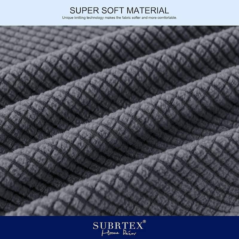 Subrtex Sofa Separate Cushion Soft Cover Slipcover Furniture Protector