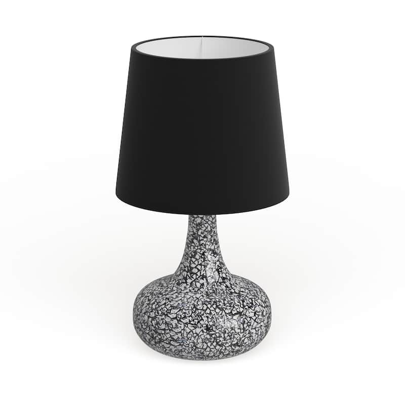 The Curated Nomad Blakey Mosaic Tiled Glass Table Lamp
