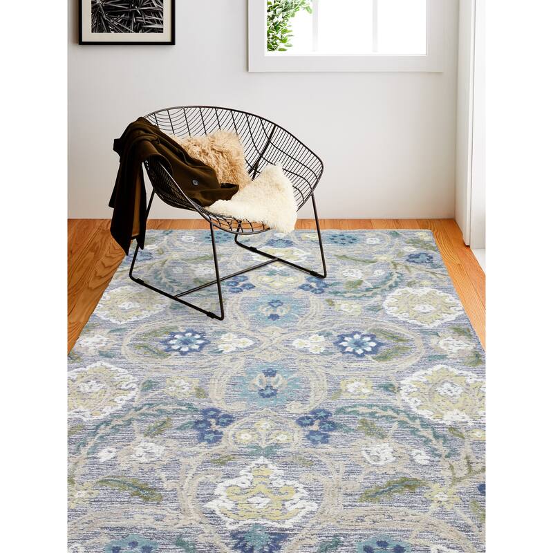 Bashian Natalee Slate Transitional Area Rug