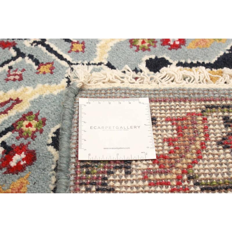 ECARPETGALLERY Hand-knotted Serapi Heritage Light Blue Wool Rug - 2'5 x 9'11