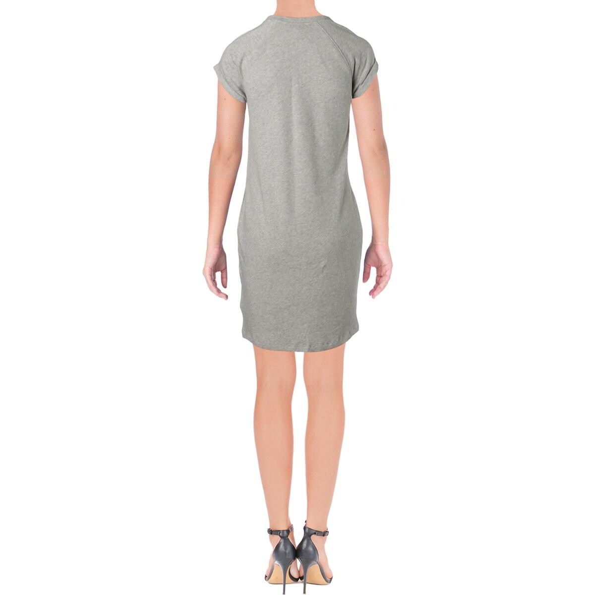 knee length sweatshirt dress