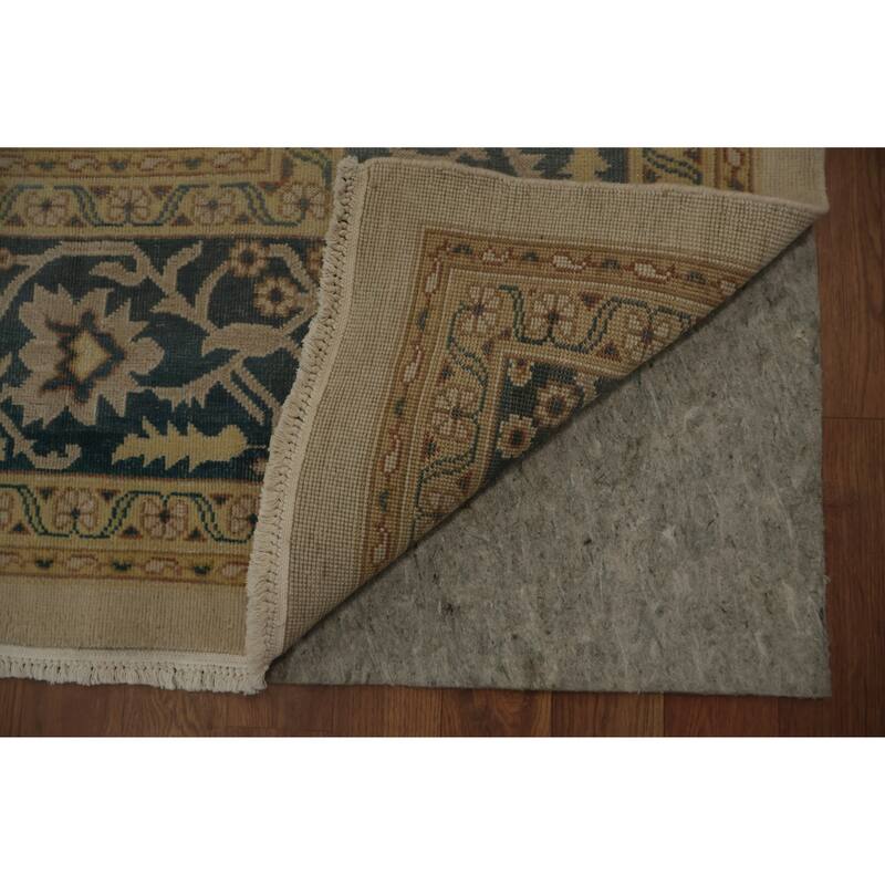 Hand Knotted Oriental 100% Wool Carpet Traditional All-Over Beige & Ivories Ziegler Area Rug - 11' 8'' X 8' 9''