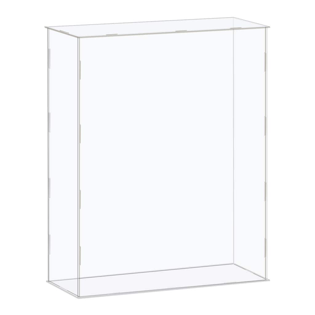 Display Case Box Acrylic Box Transparent Showcase 36x11x41cm for Collectibles