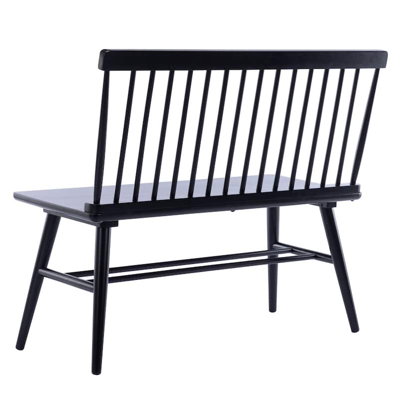 Entryway 40"L Solid Wood Dining Bench with Spindle Back