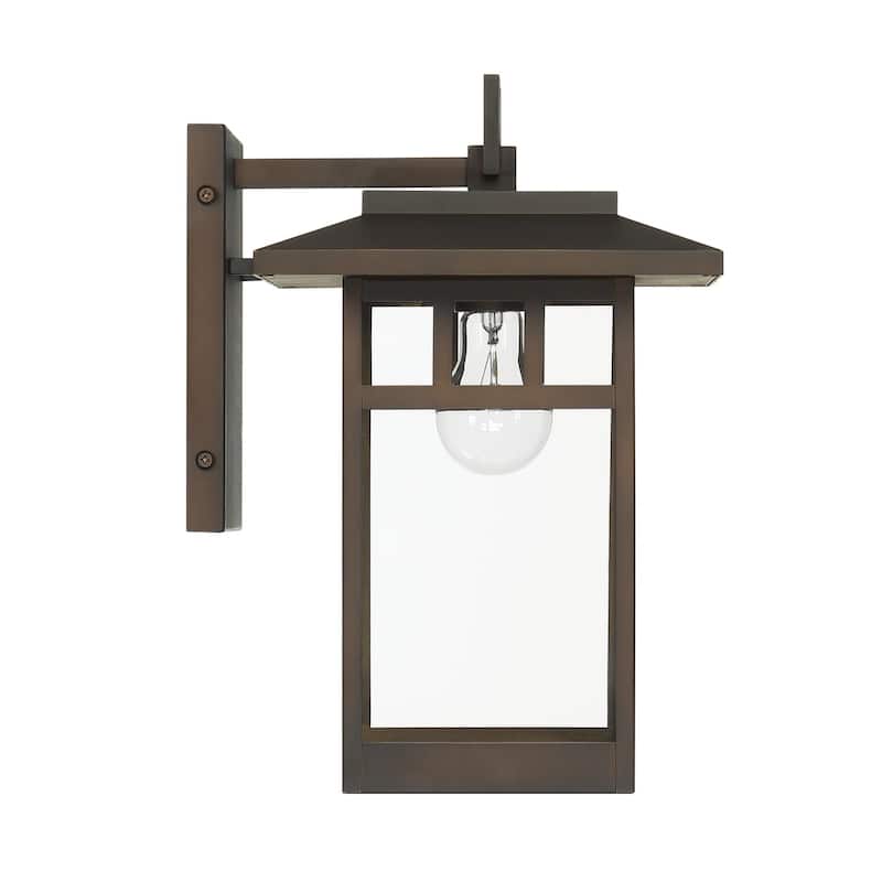 Hunter Yancy House Outdoor Wall Light - Front Porch, Patio, Garage - Mission, Transitional - Resists Corrosion!