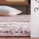 preview thumbnail 60 of 96, SAFAVIEH Border & Stripe Shag Eirny Modern 1.4-inch Thick Rug