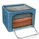 preview thumbnail 16 of 36, Storage Bins, Foldable Stackable Container Organizer Set with Large Window & Carry Handles