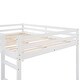 preview thumbnail 13 of 12, Full Size Loft Bed with Slide , Sturdy Pine Wood Construction, Guard Rails, and Slatted Design
