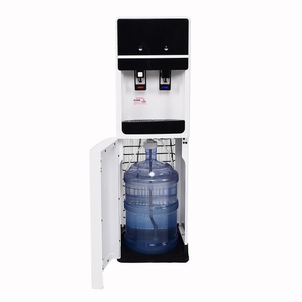black stainless steel water dispenser
