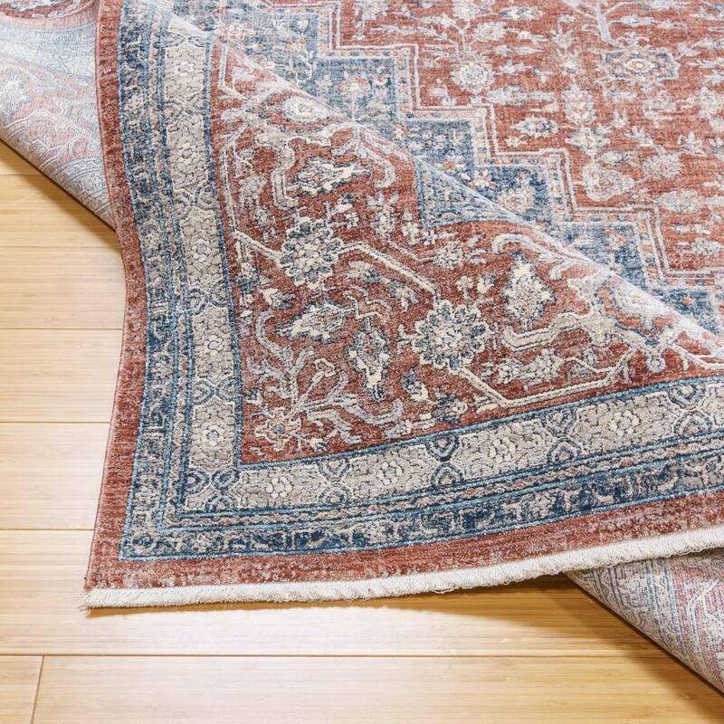 Gertmenian Florance Opulent Traditional/ Modern/ Casual Viscose Acrylic Woven Indoor Quality Area Rug Collection