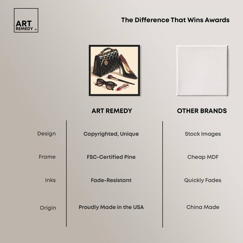 Simple Glam Collection Canvas by Art Remedy