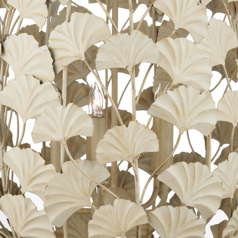 Currey & Company Maidenhair Cream Chandelier - 42.5"h x 18.75"dia