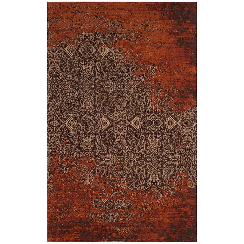 SAFAVIEH Classic Vintage Boho Justi Distressed Oriental Cotton Rug