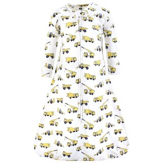 Hudson Baby Long Sleeve Cotton Jersey Sleeping Bag, Sack, Blanket, Construction