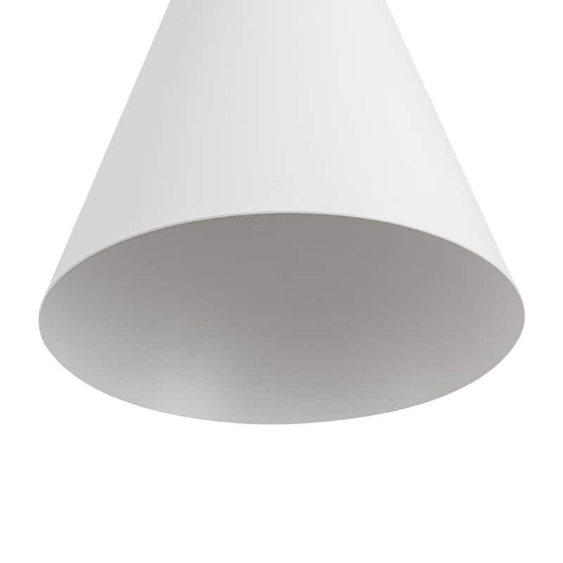 Modern 1-Light Dimmable Conical Single Pendant - N/A