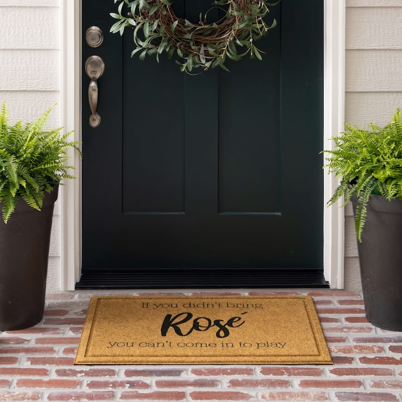 Mohawk Home Faux Coir Novelty Impressions Doormat