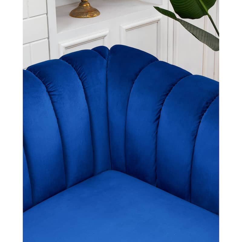 Kayley Luxury Velvet sofa love seat Standard Living Room Set