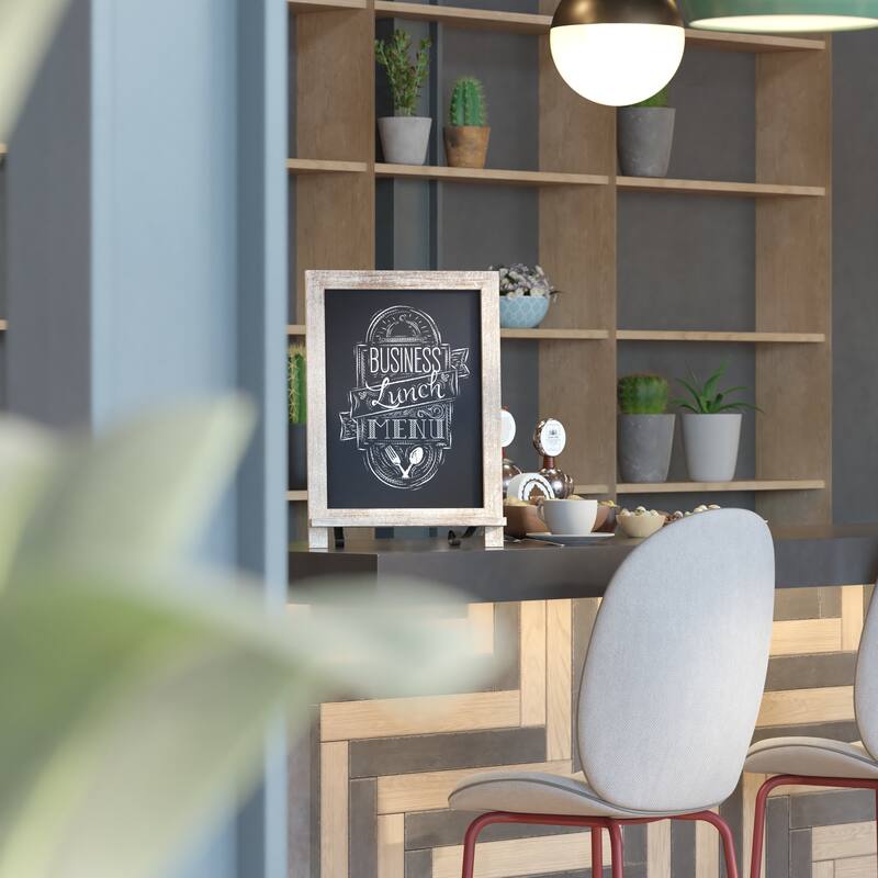 10 Pack Tabletop or Wall Mount Magnetic Chalkboards