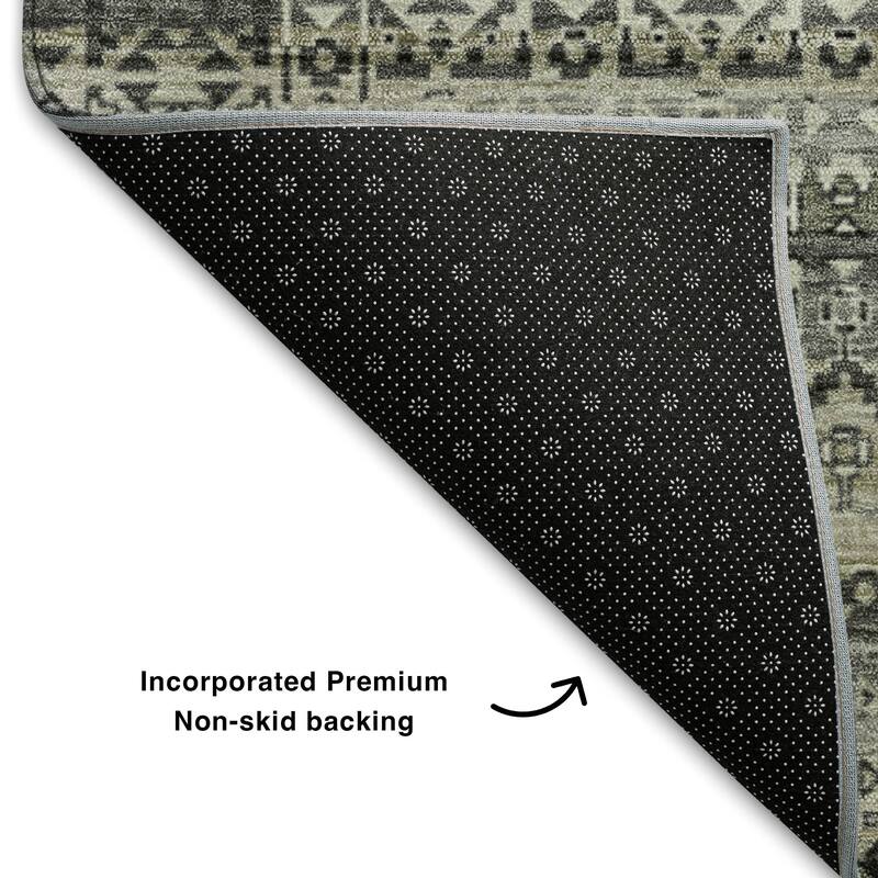 Premium Washable Super Soft Boho Stripes Mayfield Rug