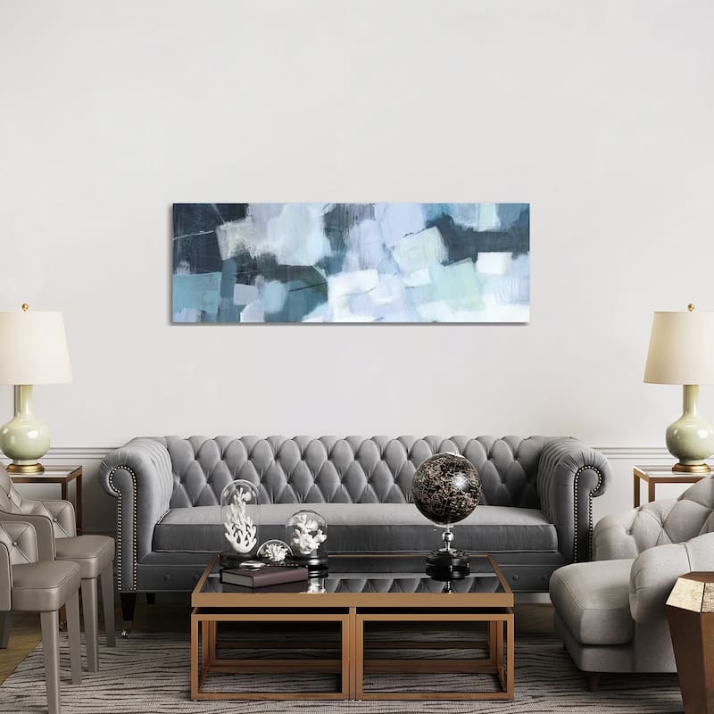 iCanvas "Blue Deluge I" by Victoria Borges Canvas Print - 20x60x1.5